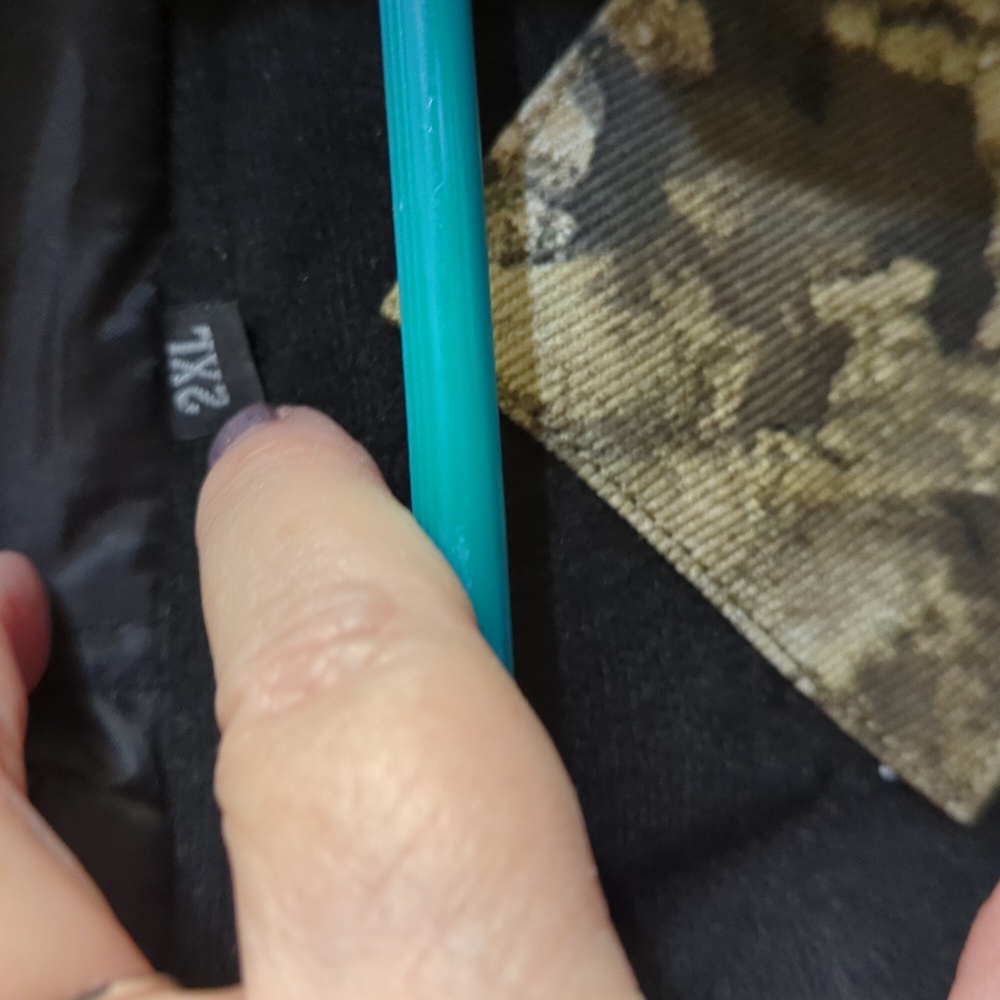 NWOT CAMOUFLAGE Hooded Coat size 2XL - Picture 3 of 4